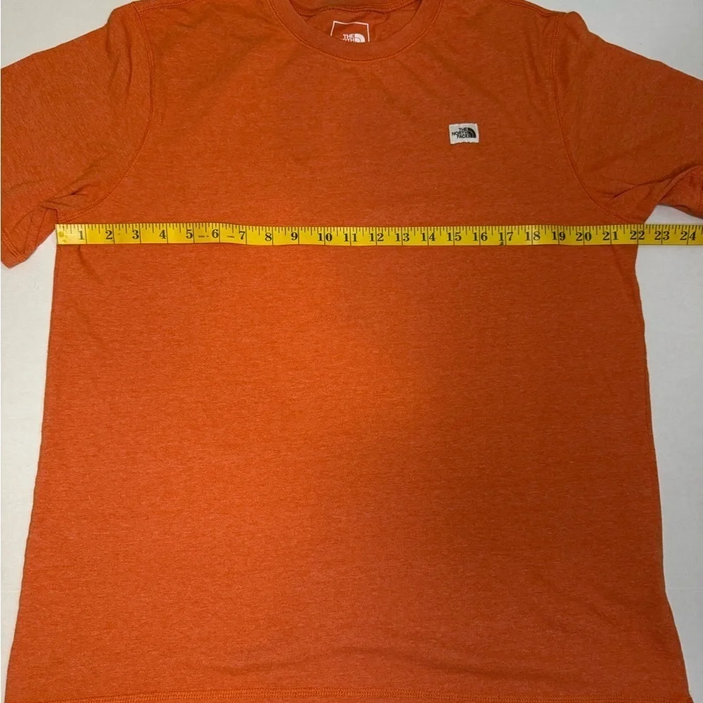 The North Face Orange Lightweight Men's Size Large Outdoor Hiking T Shirt.